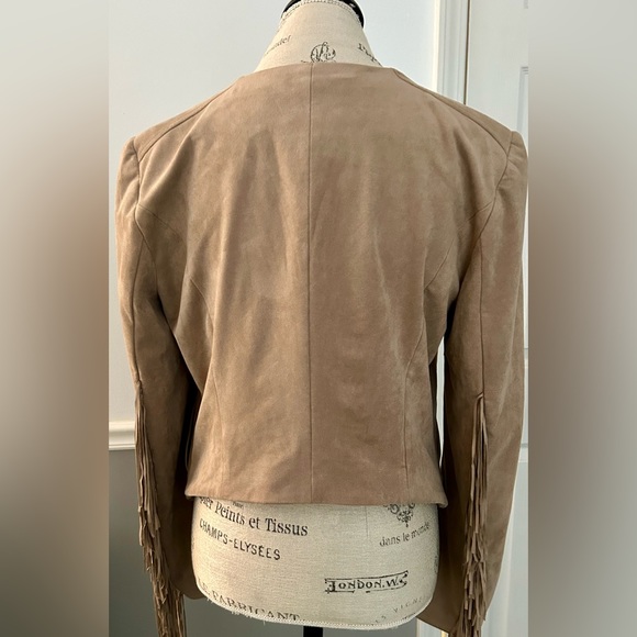 Guess size L fringed faux suede jacket - Picture 6 of 10